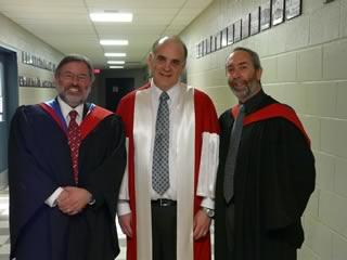 Dr. Thierry Chopin, Mr. Glenn Cooke and Dr. Shawn Robinson.